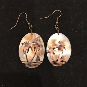 Handmade shell earrings